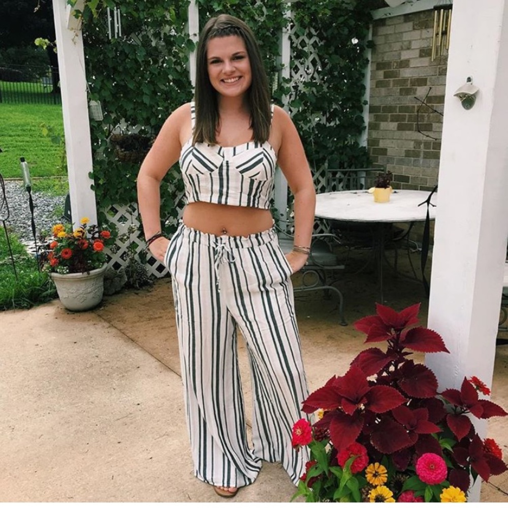 Two piece jumpsuit set